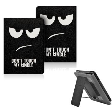 Imagem de Capa para 7" Kindle Oasis 10ª/9ªGeração(Lançado em 2019/2017, modelo: S8IN40/CM24WI), PU Estojo caso vertical em pé com ativação/repouso automático e alça de mão (10)