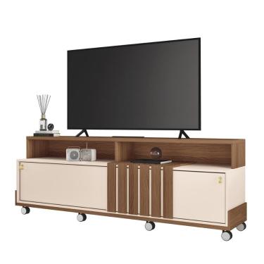 Imagem de Rack Bancada Graci Para TV até 70" Polegadas com Rodizios