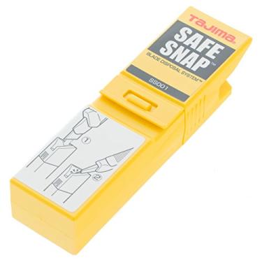 Imagem de Tajima SS001/Y Unidade de descarte de lâmina de encaixe seguro e compartimento afiado, amarelo
