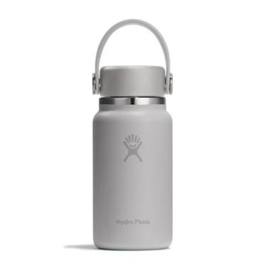 Imagem de Hydro Flask Micro garrafa – Mini frasco isolado à prova de vazamento para bolsa ou bolso em cinza bétula de 190 g