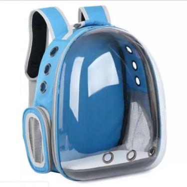 Imagem de Mochila Pet Visão Panorâmica Astronauta Cachorro Gato Cão - MHR