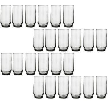 Imagem de Conjunto 24 Copos Vidro Transparente 410ml Lights Suco Nadir - NADIR F