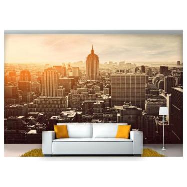 Imagem de Papel De Parede Cidade Prédios Preto E Branco Ncd164 - Você Decora