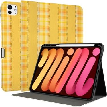 Imagem de MAYCARI Capa para iPad Pro (M4) 2024 de 13 polegadas com suporte para lápis feita à mão para iPad Pro 5ª geração, capa protetora para iPad Pro 5ª geração, capa rígida protetora para iPad Pro com