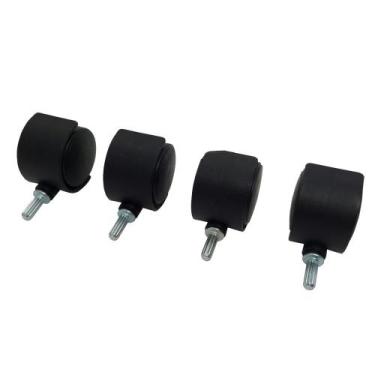 Imagem de Kit 4un Rodizio Roda Rodinha Preto para Aspirador Electrolux GT20i