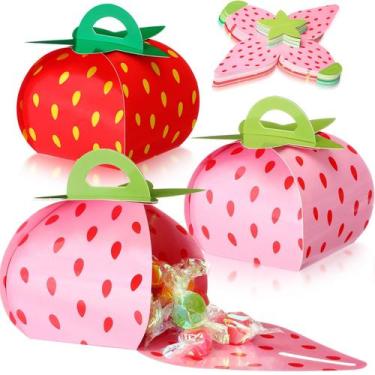 Imagem de Caixas de lembrancinhas TaoBary Strawberry Candy 36 unidades
