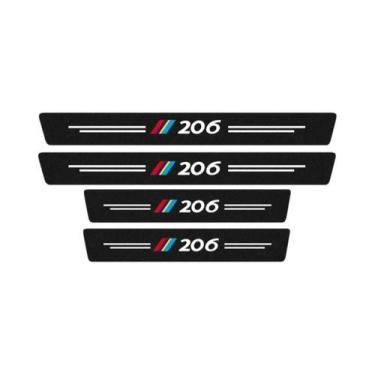 Imagem de Adesivos Para Carro Peugeot 4 Peças Faixa De Limite Para 206 207 208 3