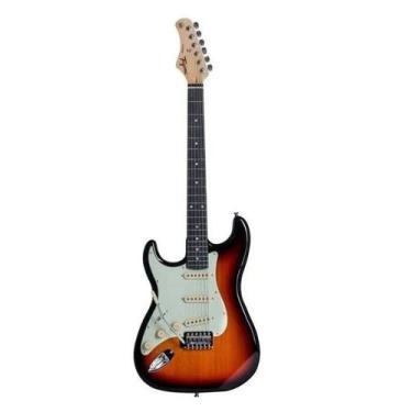 Imagem de Guitarra Tagima TG500 Strato Sunburst para Canhoto