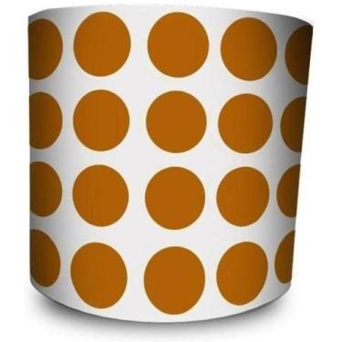 Imagem de Etiqueta Controle Adesiva Bolinha Marrom 6Mm Rolo C/1000 - Dc Automaçã