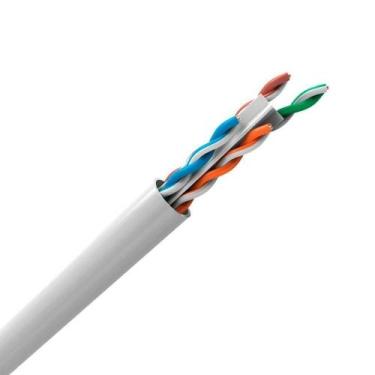 Imagem de Cabo Lan U-utp 24awg Cat.6 Cmx 305m Branco 23400199 - FURUKAWA