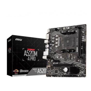 Imagem de Placa Mãe MSI A520M-A Pro 2XDDR4 Socket AMD AM4 Chipset a520