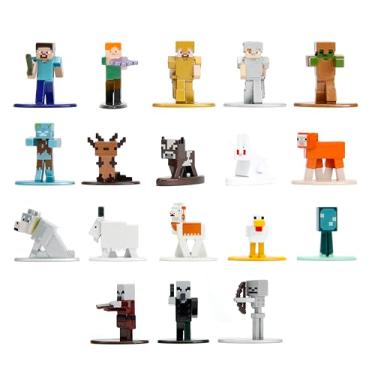 Imagem de Minecraft Caves & Cliffs - pacote de 18 figuras colecionáveis W10 de 1,65 polegadas, brinquedos para crianças e adultos