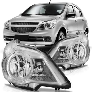 Imagem de Farol Agile Montana 2009 2010 2011 2012 2013 2014 Cromado - Universo C