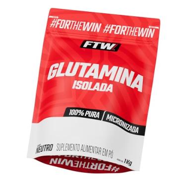 Imagem de FTW Glutamina Micronizada Isolada 100% Pura com L-Glutamina Sem Aditivos, Suplemento Aminoácido para Dietas Específicas, Alta Solubilidade – Refil 1kg