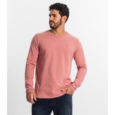 Imagem de Camiseta Masculina Manga Longa Básica Diametro Rosa - Diametro Basicos