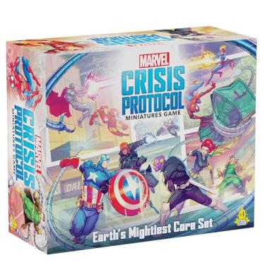 Imagem de Atomic Mass Games | Marvel Crisis Protocol - Earth's Mightiest Core Set | Jogo de miniaturas | Idades 14+ | 2 jogadores | Tempo de jogo de 90 minutos
