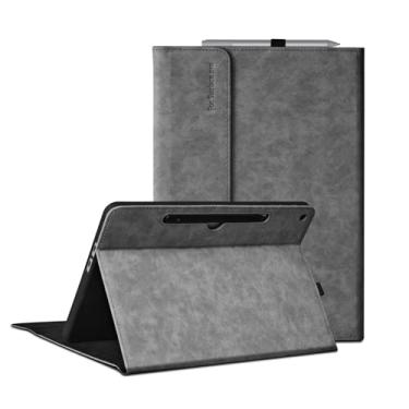 Imagem de SSS·GRGB Capa para Microsoft Surface Pro 12 polegadas 1ª edição (2025), capa de visualização de vários ângulos, dissipação de calor leve, com suporte para caneta, compatível com teclado Type Cover