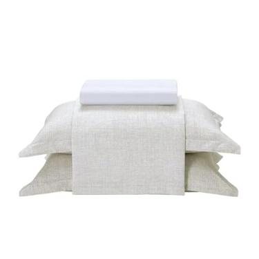 Imagem de Jogo de Cama Queen 4 peças Döhler Uni (Natural)