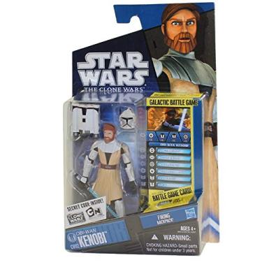 Imagem de Star Wars 2010 Clone Wars Animated Action Figure CW No. 02 ObiWan Kenobi