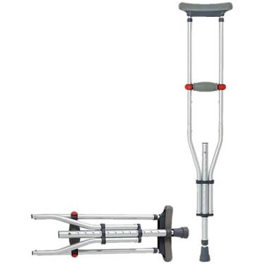 Imagem de Muleta Axilar Desmontável em Alumínio Zimedical - Unidade