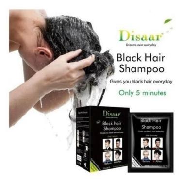 Imagem de Shampoo 10sob Black Color para cobertura de cabelos grisalhos 250mL