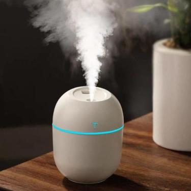 Imagem de Mini umidificador difusor aromatizador egg portátil Usb led - JN ECOME