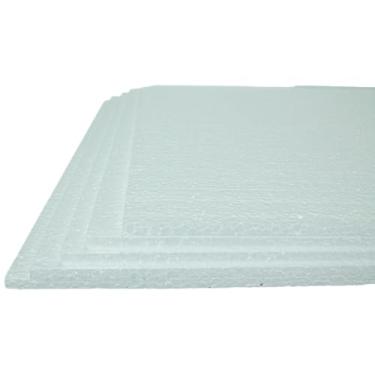 Imagem de Kit Placas De Isopor 80x80cm para embalagem Eps Forro Isolamento Térmico E Acústico Espessura 1cm 10mm (1)