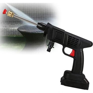 Imagem de Lavadora De Alta Pressão 24v Sem Fio Portátil C- Acessórios Ideal P- Lavagem Profissional