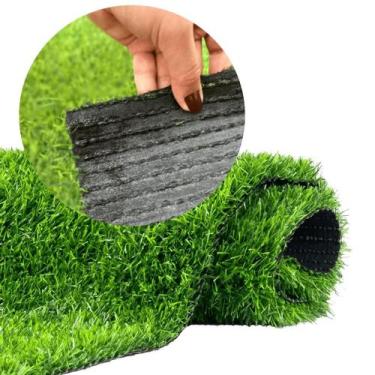 Imagem de Tapete Grama Sintética 20m² Cobertura Total 20mm² Realista - Verde Gar