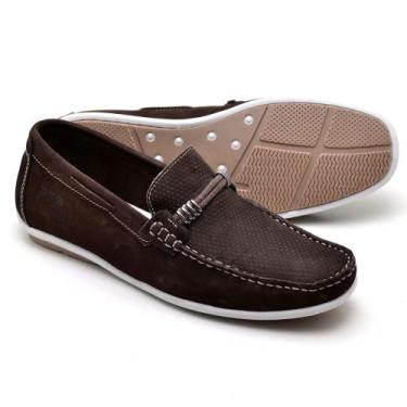 Imagem de Mocassim Gravata Veleiro  Sider Masculino - gts, Cafe, 42