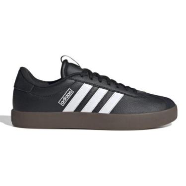 Imagem de Tênis Adidas VL Court 3.0 Masculino, 39, Preto, Branco