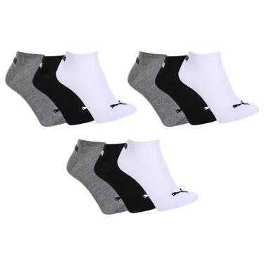 Imagem de Kit 9 Pares de Meias Puma Logo Masculino