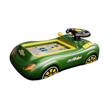 Imagem de oshhni Brinquedo de volante para crianças, jogo de simulação de competição de brincadeira de faz de conta para crianças, direção de carro com som e música