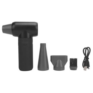 Imagem de Secador a jato de 180000rpm, soprador, 3 velocidades do, espanador de ar elétrico portátil para carro, teclado seco, limpeza de computador, acampamento