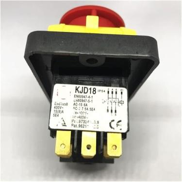 Imagem de Kjd18 7pins 15a 400v Interruptor De Botão De Emergência Eletromagnética à Prova D'água, 400v 50hz