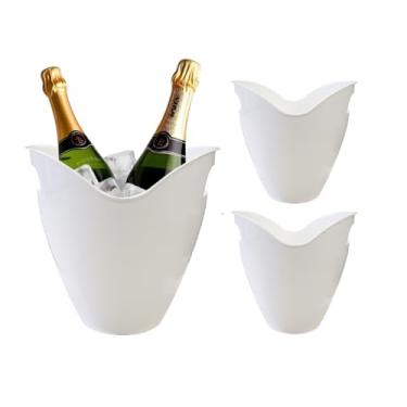 Imagem de Champanheira 3,3l 3pçs Resistente Garrafa Espumante Vinho (BRANCO)