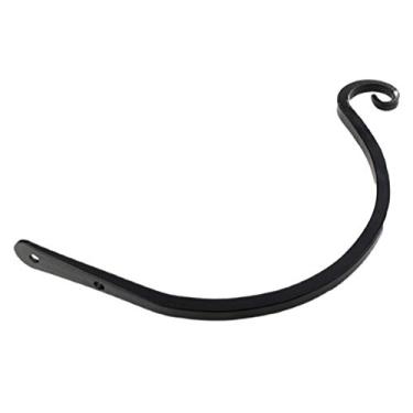 Imagem de Pssopp Suporte de Planta Suspensa de 8 Polegadas, Gancho de Ferro Resistente para Alimentadores de Pássaros, Sinos de, Cestas de Flores, Ideal para Uso Interno e Externo (Preto)