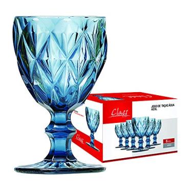 Imagem de Class Home 453, Taças Agua Diamante - Azul 260ml Azul