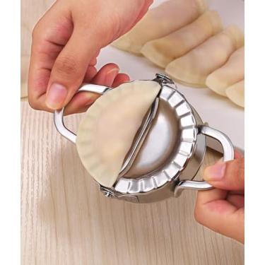 Imagem de Bolinho de massa de aço inoxidável, molde de bolinho de flores, 7,6 cm