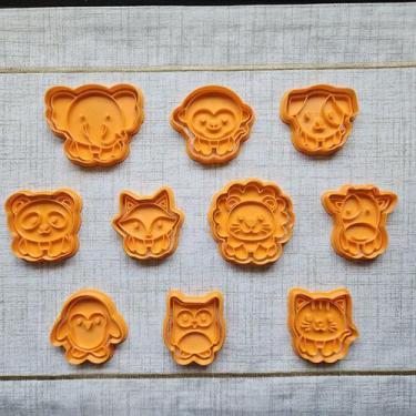 Imagem de Kit Cortador de Biscoitos e Massas de Animais Bichos Bichinhos Fofos p