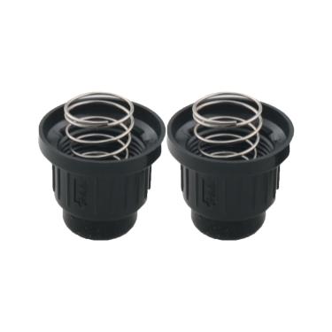 Imagem de WELWIK Tampa de ignição de botão de bateria AA 2PS de substituição para churrasqueira para churrasqueira a gás de carvão Blackstone, gerador de faísca, preto