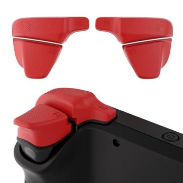 Imagem de PlayVital LR Increaser Shoulder Buttons Trigger Enhancement Set for Steam Deck OLED, L1R1L2R2 Extender for Steam Deck LCD - Passion Red