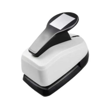 Imagem de Badiman Furador quadrado pequeno para papel, furador para artesanato, cartolina, faça você mesmo, cartões laminados