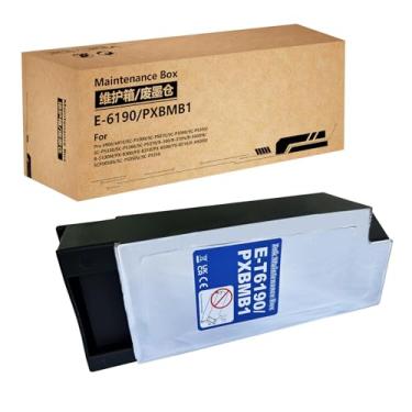 Imagem de HEMEINY Cartucho de manutenção T6190 compatível com impressora SureColor P5000 P5300 P5370 SC-P5000 B-300 B-310N B-500 B-510DN Pro 4900, unidade de coleta de tinta residual C13T619000