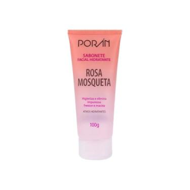 Imagem de Sabonete Facial Rosa Mosqueta Limpeza Hidratante 100g Vegano - Porán
