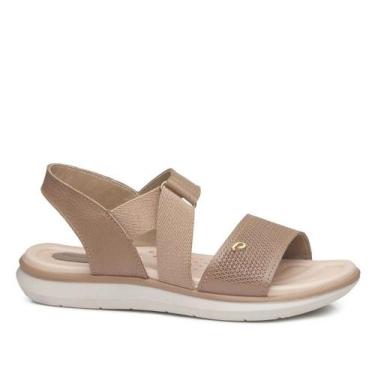 Imagem de Sandália Pegada Feminina 232831 Ortopédica, Castor, 37