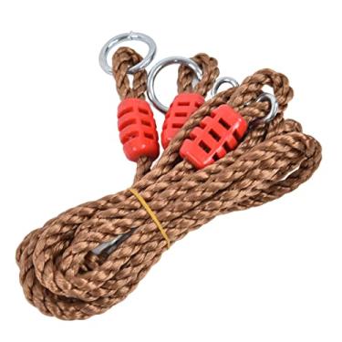 Imagem de ZAWELIYO Corda de Extensão de Balanço, Fivela de Conexão de Rede Durável, Jardim Ao Ar Livre, Metal PE para Crianças, Forte e Versátil, para Alça de Suspensão de Balanço, Alça de de árvore