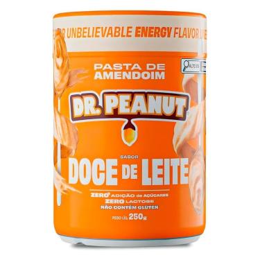 Imagem de Pasta de Amendoim Dr. Peanut Sabor Doce de Leite Zero 600g