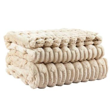 Imagem de Cobertor Casal Queen Manta Soft Luxo Microfibra Polar Almond - Bia Enx