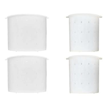 Imagem de 2X Formas Para Queijo Caseiro - 2 Minas 500G + 2 Minas 1Kg